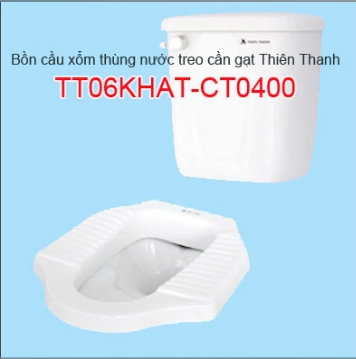 Bồn cầu xổm Thiên Thanh nổi bật với hệ thống xả vành mạnh mẽ cùng công nghệ men Nano chống bám bẩn, diệt khuẩn và siêu bền.