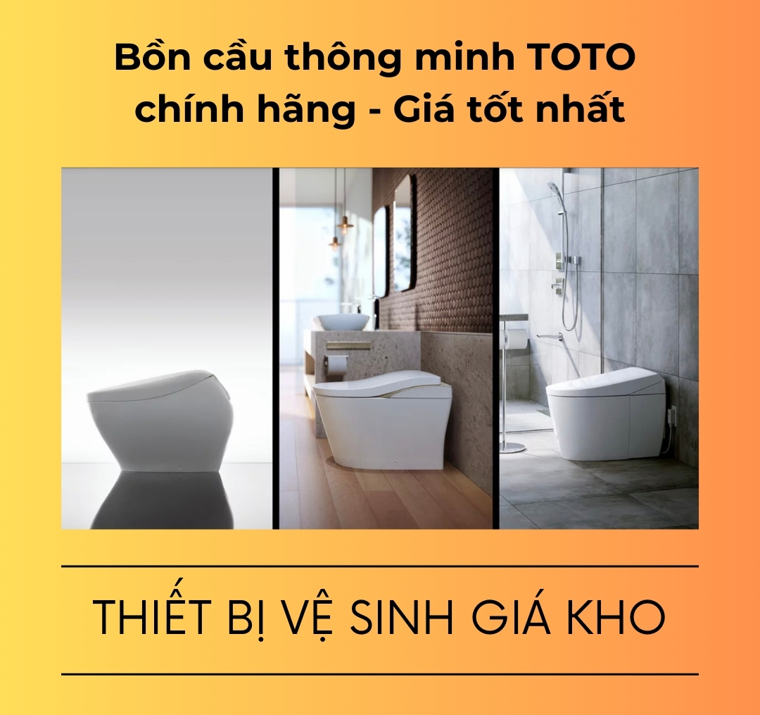 Bồn cầu thông minh TOTO là thiết bị vệ sinh Nhật Bản cao cấp, tích hợp nắp Washlet với chức năng tự rửa, sưởi ấm, sấy khô, khử mùi và xả mạnh.