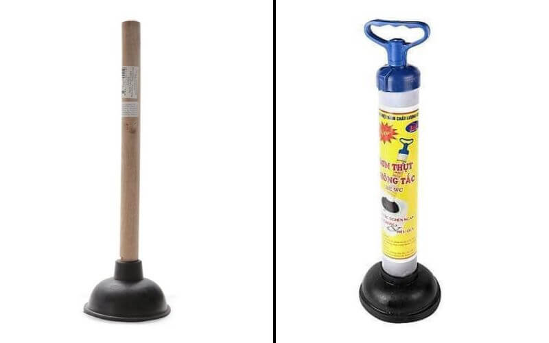 2 loại cây thông (thụt) bồn cầu phổ biến nhất hiện nay