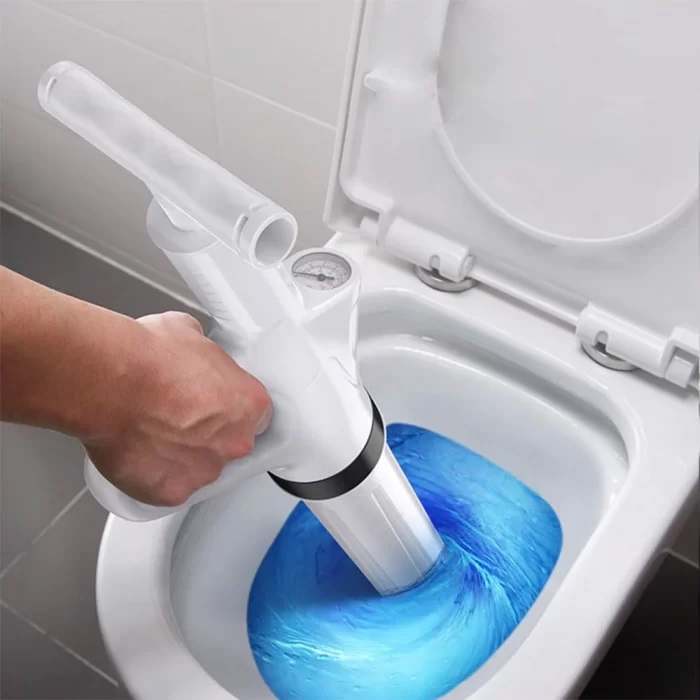 Hướng dẫn cách dùng súng bắn hơi để thông tắc bồn cầu tại nhà
