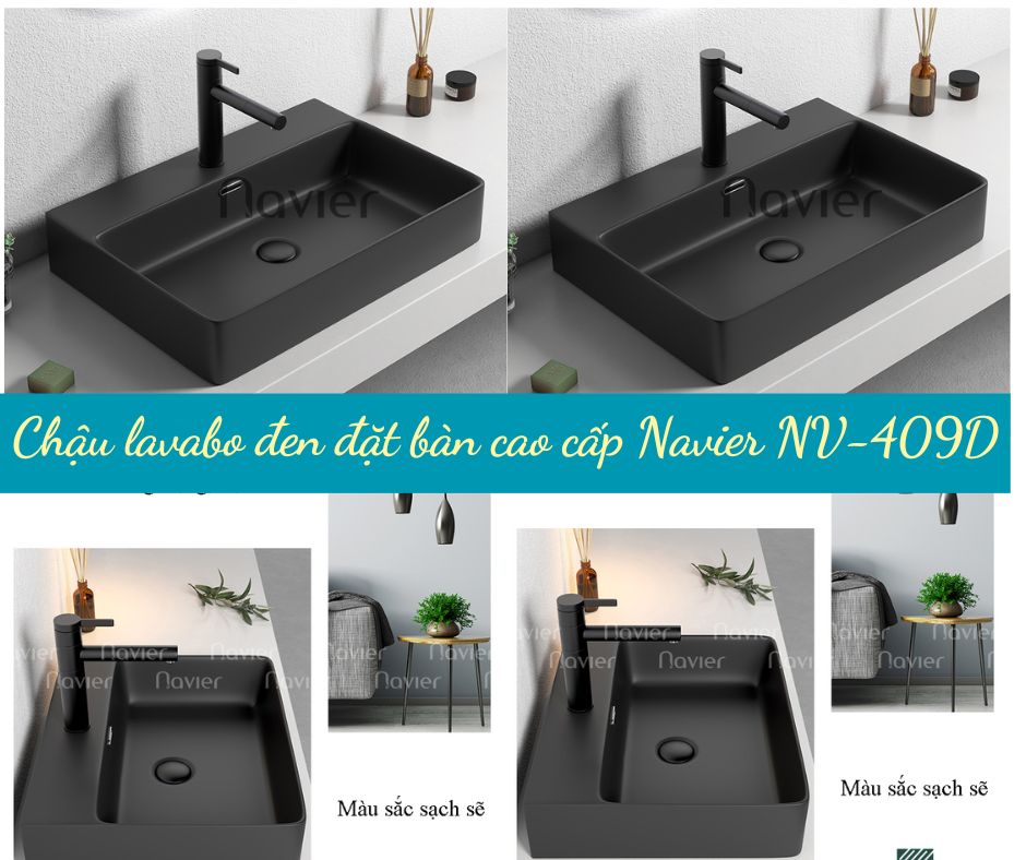 Lavabo Navier NV-409D là thiết bị vệ sinh cao cấp, không chỉ có chất lượng hàng đầu mà đem đến nét hiện đại, tinh tế giúp phòng tắm trở nên đẹp mắt, ấn tượng hơn.