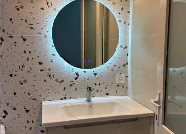 Hoàn thành lắp đặt combo tủ lavabo cho gia đình chị Hồng tại Quận Bình Tân