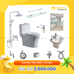 Combo Trọn Bộ Thiết Bị Phòng Tắm 11 Món Tiết Kiệm Navier CBPT0014