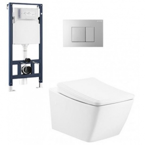 Bồn Cầu Treo Tường Nắp Đóng Êm Thantara Thoát Ngang Chính Hãng Cotto SC19337(F)