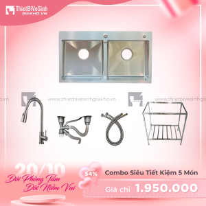 Combo Chân Chậu Chén Siêu Tiết Kiệm Navier CBF06