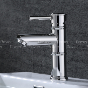 Vòi lavabo nóng lạnh ống trúc inox304 Navier NV-706