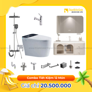 Combo Trọn Bộ Thiết Bị Phòng Tắm 12 Món Cao Cấp Navier CBPT0029