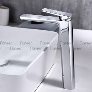 Vòi Lavabo Nóng Lạnh Đồng Mạ Crome Cao Cấp Navier NV-755CR30