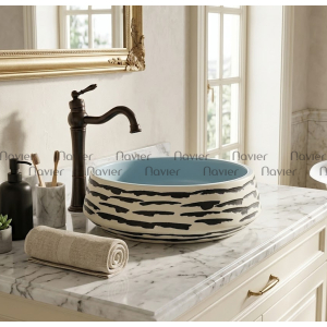 Chậu Lavabo Sứ Nghệ Thuật EVE-CĐ12