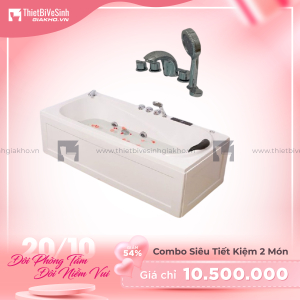  Combo Bồn Tắm Chân Yếm Kèm Bộ Vòi Cao Cấp Navier CBBT02