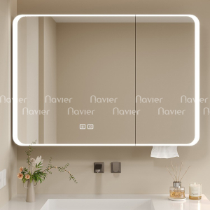  Tủ Gương Lavabo Nhựa PVC Navier NV-TG011