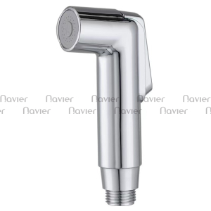 Vòi Xịt Vệ Sinh Nhựa Mạ Nano Dây Nhựa Xám Chống Xoắn Navier NV-0110X