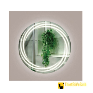 Gương Led Xoáy Tròn 60x60 Tắt Mở Cảm Ứng NV-181