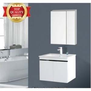 Bộ Tủ Chậu Lavabo PVC Sơn Bóng 3K Cao Cấp Liền Tủ Gương Navier NV-541