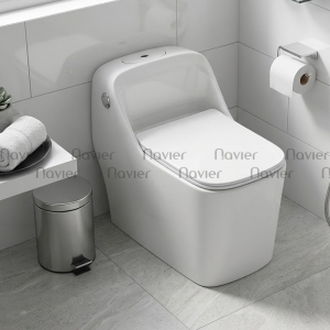 Bồn cầu 1 khối thân vuông cao cấp Navier NV-1000