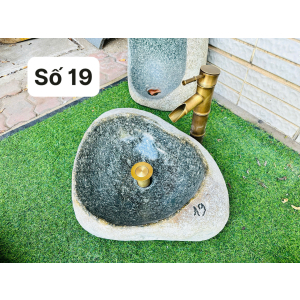 Chậu Lavabo Đá Cuội Nguyên Khối Navier NV-DC020
