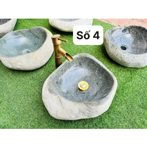 Chậu Lavabo Đá Cuội Nguyên Khối Navier NV-DC013