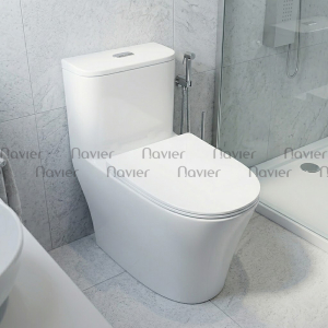 Bồn Cầu 1 Khối Cao Cấp Navier NV-S400
