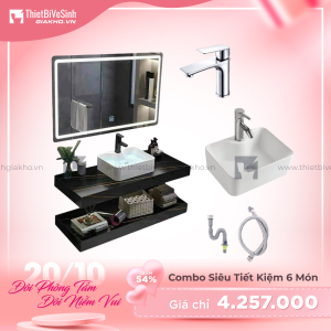 Combo Kệ Đá 2 Tầng Đen Vân Vàng Chống Trầy Siêu Tiết Kiệm Navier CBPT0061