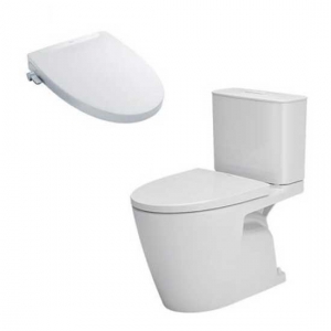 Bồn Cầu 2 Khối Xả Cảm Ứng Kết Hợp Nắp Rửa Điện Tử Inax ACT-602 CW-KA22AVN/BW1