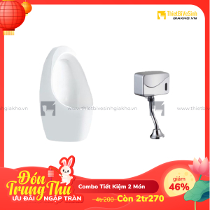 Combo Bồn Tiểu Van Xả Cảm Ứng  Siêu Tiết Kiệm Navier CBT04