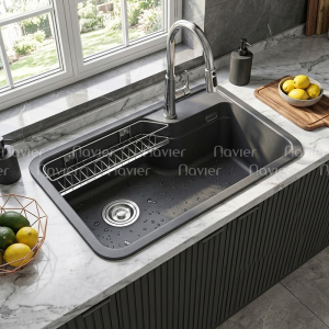 Chậu Rửa Chén Đá 1 Hộc  Navier NV-KT8250
