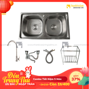 Combo Chân Chậu Chén Siêu Tiết Kiệm Navier CBF07