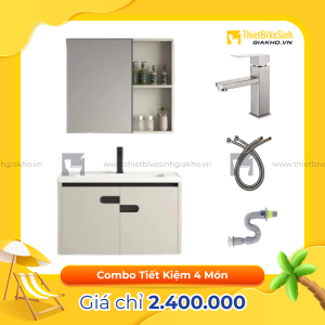 Combo Tủ Chậu Lavabo Siêu Tiết Kiệm Cao Cấp Navier CBTL01