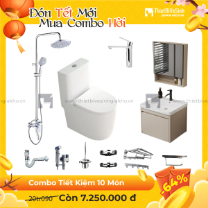 Combo Trọn Bộ Thiết Bị Phòng Tắm 10 Món Tiết Kiệm Navier CBPT0080