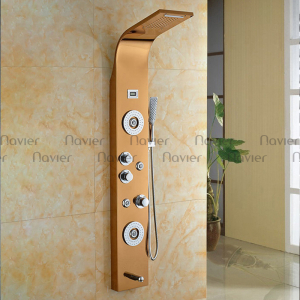Sen cây tắm thuyền mạ vàng Navier NV-801S (hiển thị nhiệt độ)