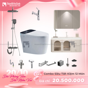 Combo Trọn Bộ Thiết Bị Phòng Tắm 12 Món Cao Cấp Navier CBPT0029