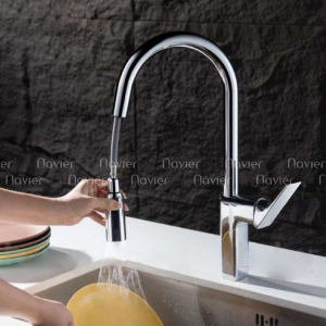 Vòi Rửa Chén Nóng Lạnh Đồng Thau Navier NV-6007