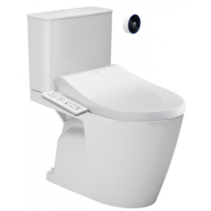 Bồn Cầu INAX ACT-602/CW-H18VN Nắp Điện Tử Xả Cảm Ứng