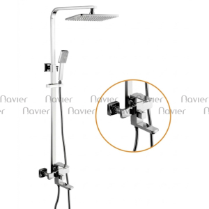 Sen Cây Tắm Nóng Lạnh Inox 304 Cao Cấp Navier NV-8027
