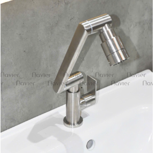 Vòi Lavabo Lạnh Inox 304 Cao Cấp Navier NV-736