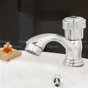 Vòi lavabo lạnh van dài cong Navier NV-707L
