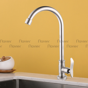 Vòi Rửa Chén Lạnh Inox 304 Xoay 360 Cao Cấp Navier NV-291