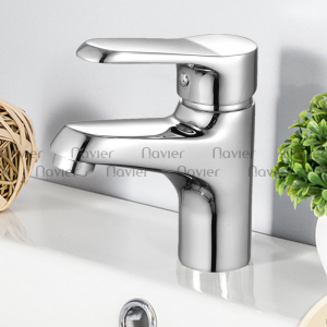 Vòi Lavabo Nóng Lạnh Inox 304 Chuẩn Cao Cấp Navier NV-8113