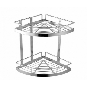 Rổ Góc Để Đồ Vệ Sinh 2 Tầng Inox 304 Cao Cấp Navier NV-90