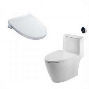 Bồn Cầu 2 Khối Xả Cảm Ứng Kết Hợp Nắp Rửa Điện Tử Inax ACT-832 CW-KA22AVN/BW1