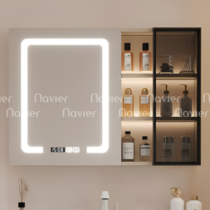  Tủ Gương Lavabo Nhựa PVC Navier NV-TG005