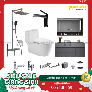 Combo Trọn Bộ Thiết Bị Phòng Tắm 10 Món Tiết Kiệm Navier CBPT0079