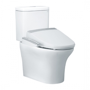 Bồn Cầu 2 Khối Nắp Điện Tử Thông Minh Chính Hãng Caesar CD1341/TAF200H