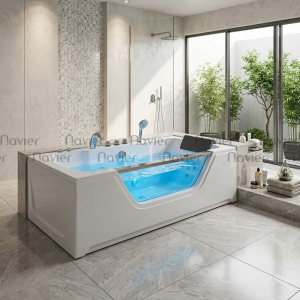 Bồn tắm chữ nhật có kính Navier NV-1307
