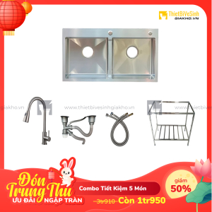 Combo Chân Chậu Chén Siêu Tiết Kiệm Navier CBF06