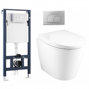 Bồn Cầu Treo Tường Nắp Đóng Êm Oval Chính Hãng Cotto SC19517(F)