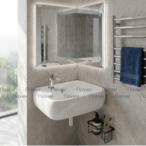 Chậu Lavabo Treo Góc Mini Navier NV-399