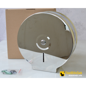 Hộp Đựng Giấy Vệ Sinh Cuộn Lớn Inox 304 Bóng Navier NV-148B