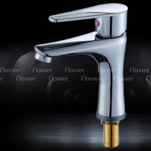 Vòi lavabo eo nóng lạnh đồng thau Navier NV-746
