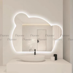 Gương Phòng Tắm Hình Gấu 60X45 Navier NV-1413